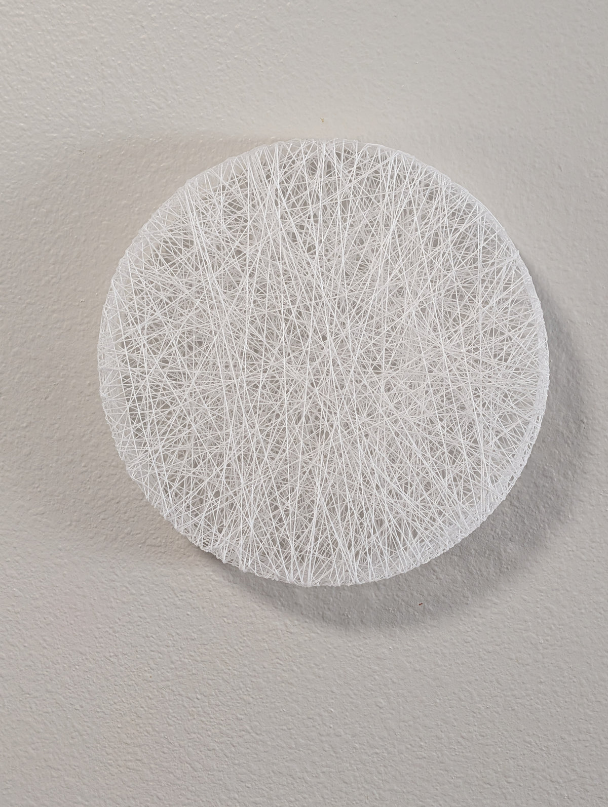 DISK, Fiber Wall Sculpture - 12" x 12"