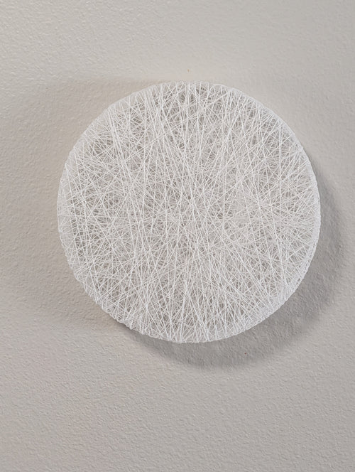 DISK, Fiber Wall Sculpture - 12" x 12"