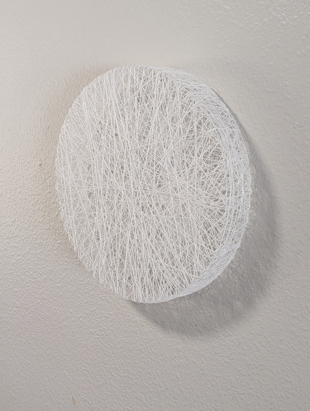 DISK, Fiber Wall Sculpture - 12" x 12"