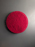 DISK, Fiber Wall Sculpture - 18" x 18"