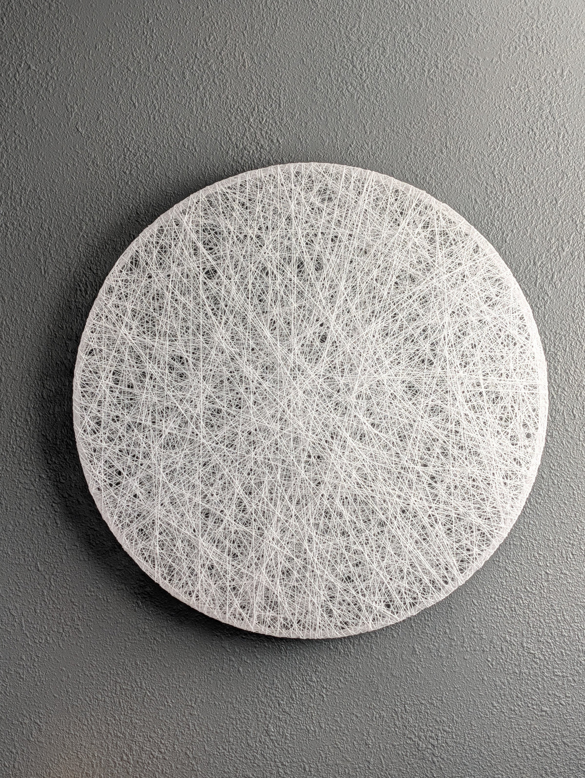 DISK, Fiber Wall Sculpture - 24" x 24"