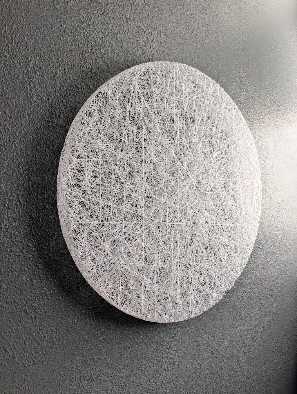 DISK, Fiber Wall Sculpture - 24" x 24"