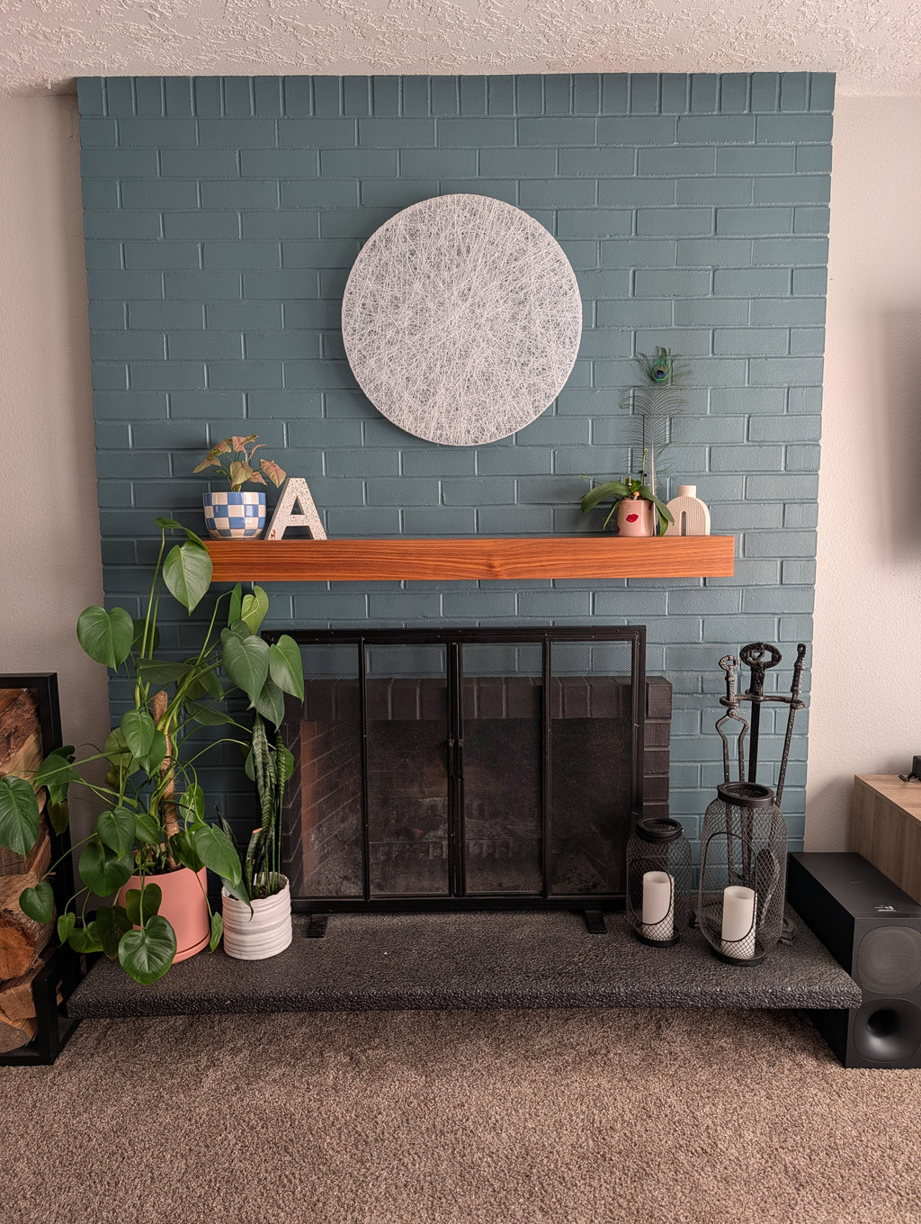 DISK, Fiber Wall Sculpture - 24" x 24"