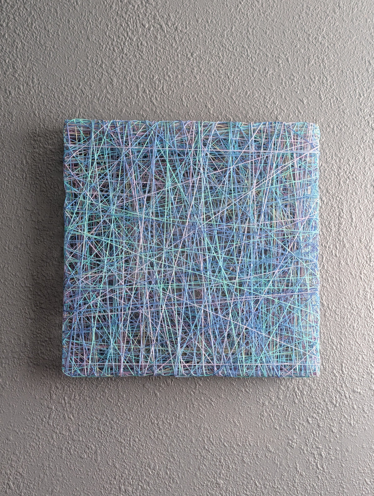 SQUARE, Fiber Wall Sculpture - 12" x 12"