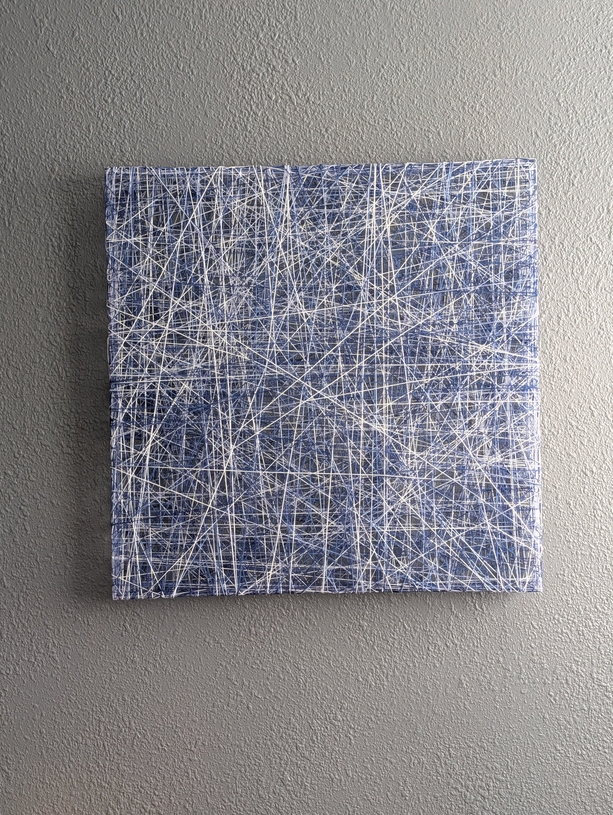 SQUARE, Fiber Wall Sculpture - 18" x 18"