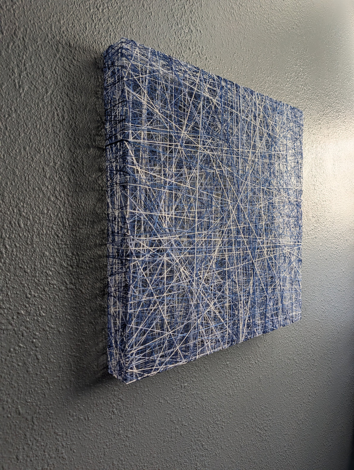 SQUARE, Fiber Wall Sculpture - 18" x 18"