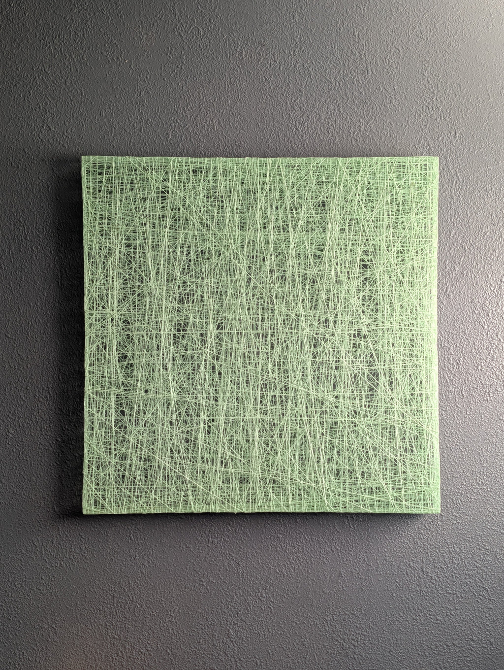 SQUARE, Fiber Wall Sculpture - 24" x 24"
